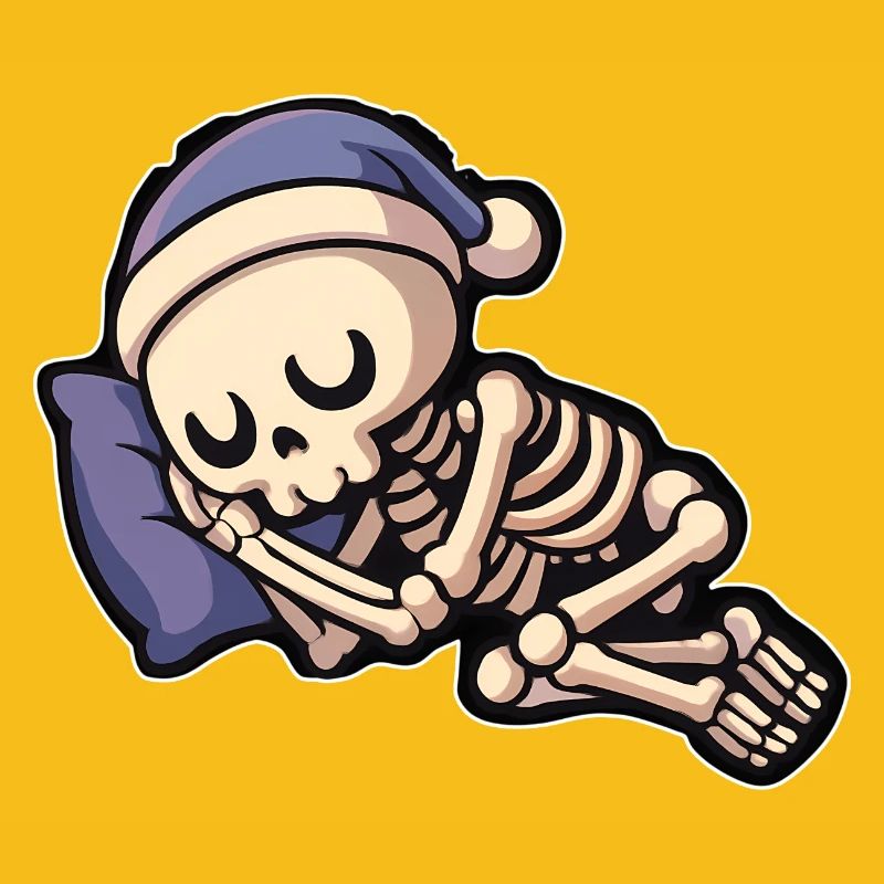 Cute bone sleeper with sleepy cap