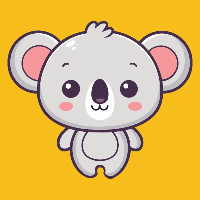 Koala Doux Pastel Dessin