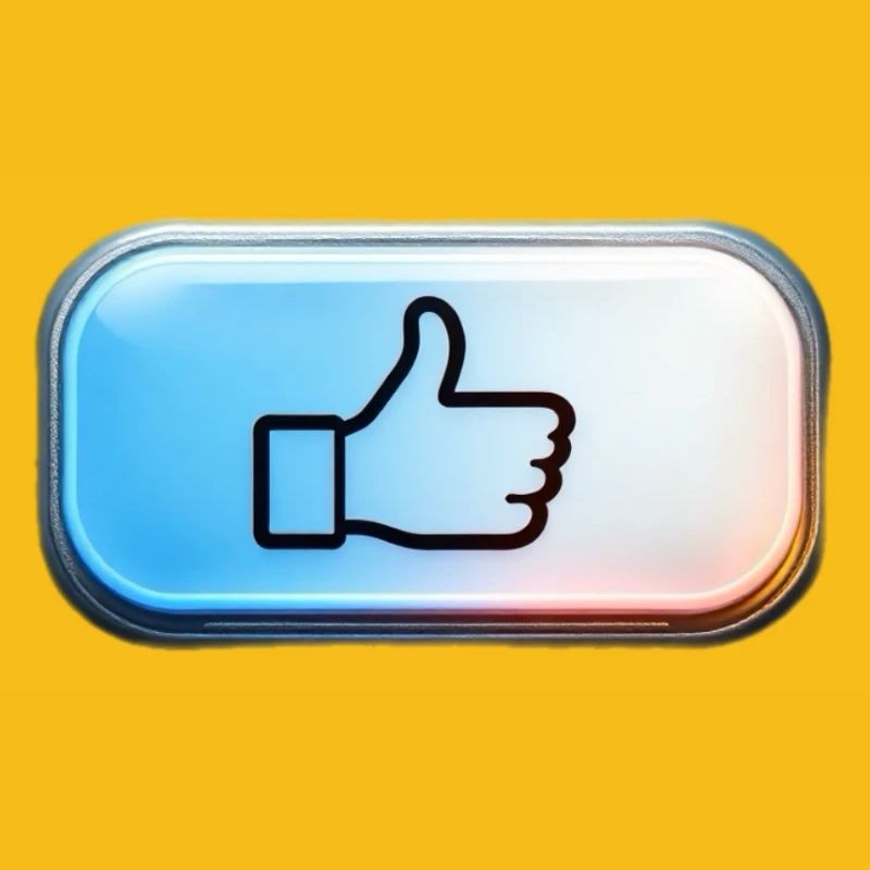 Neon Thumbs Up Gradient
