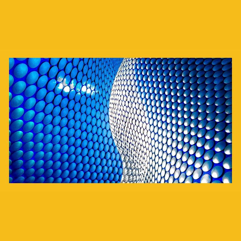 Cobalt Bubblewave Abstract