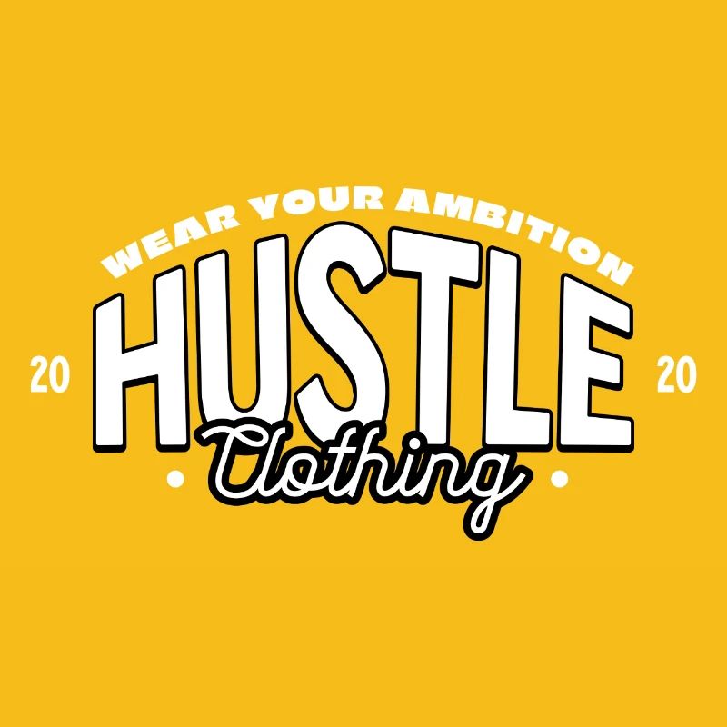 Hustle Attitude Logo Print