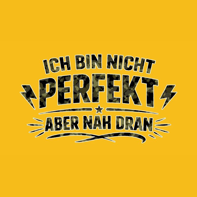 Ich bin nicht perfekt nah dran