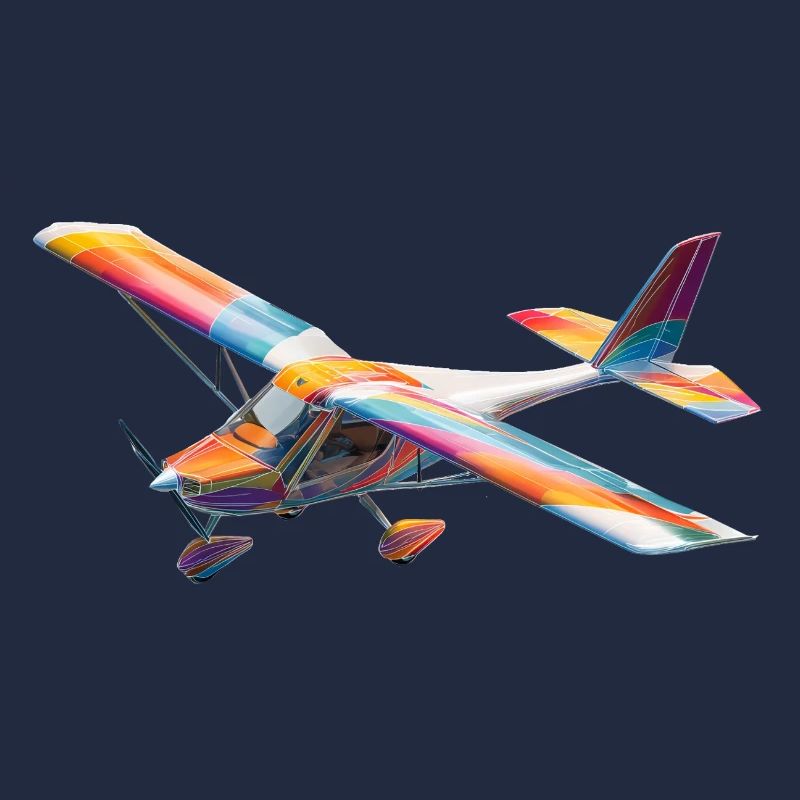 RC Rainbow Airplane Pattern