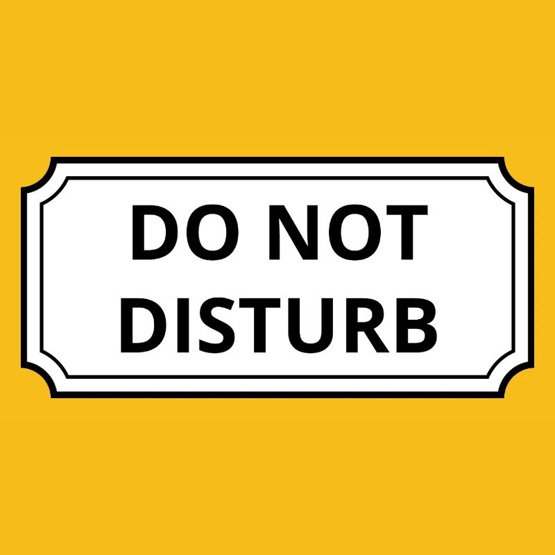 Do not disturb