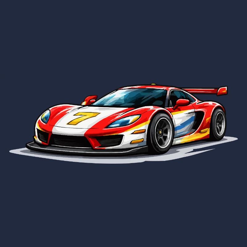 Speed-style race car graphics