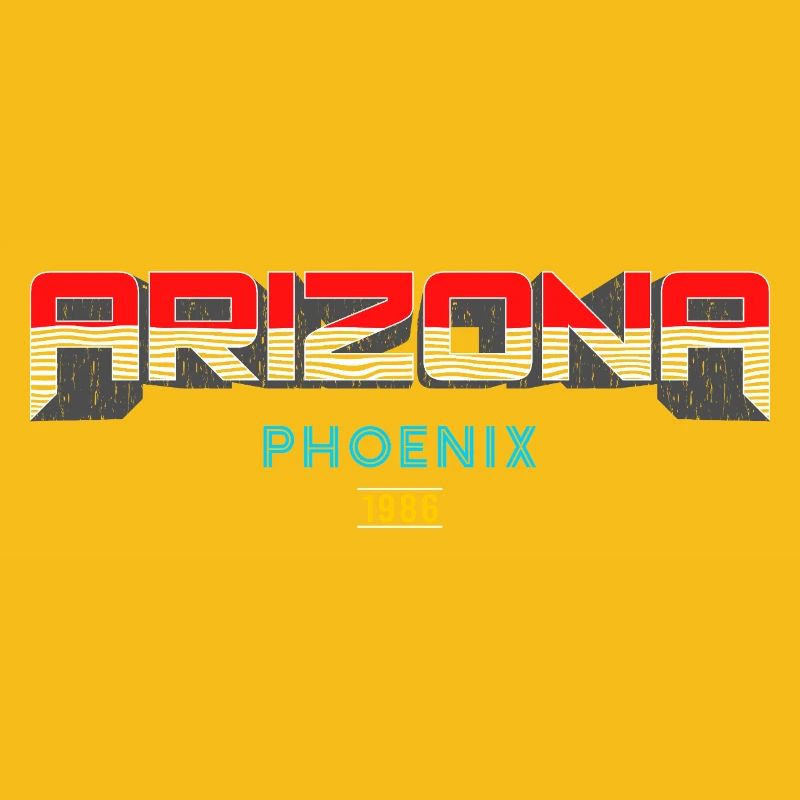 Arizona Phoenix 1986 Conception graphique