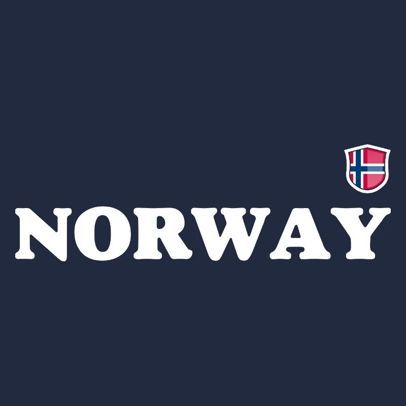 Graphique du drapeau en gras de la Norvège