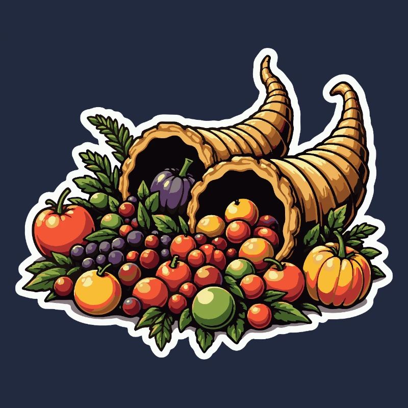 Autumn Harvest Cornucopia