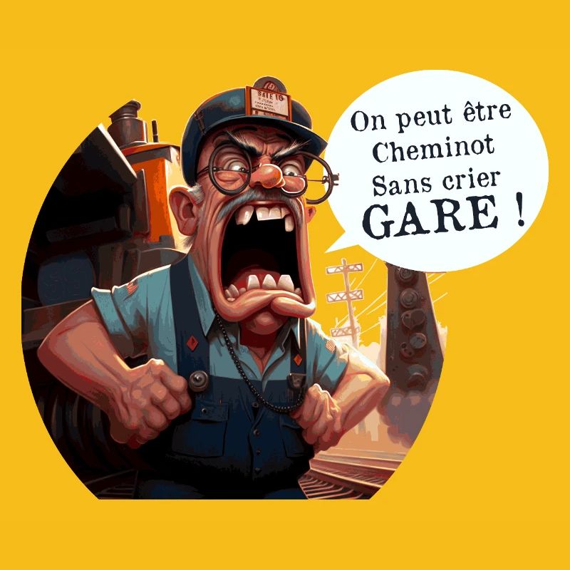 DU KANNST OHNE VORWARNUNG EISENBAHNARBEITER SEIN! (Zug)