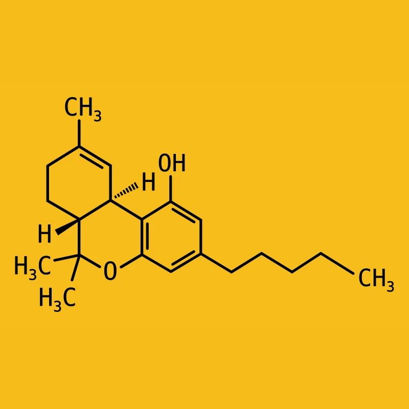 THC Strukturformel