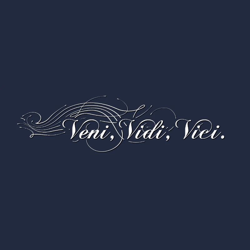 Veni vidi vici décoré - ombragé