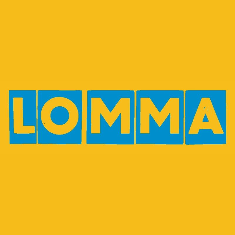 Lomma Blue Block-Design