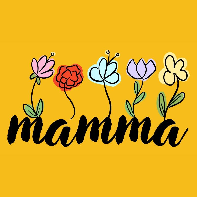 Mamma - Blumen Muttertag Mutter