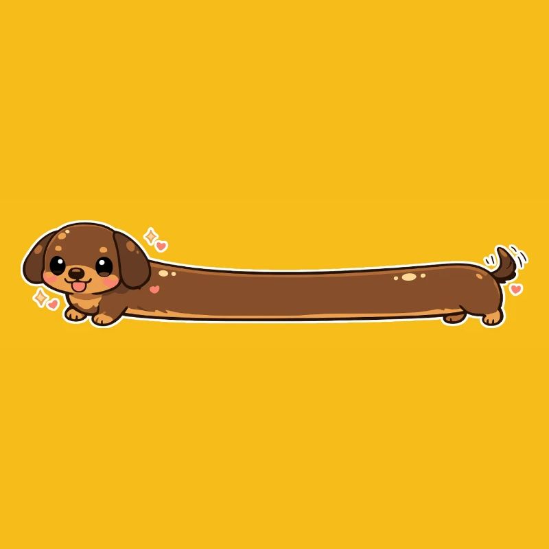 Long dachshund cute