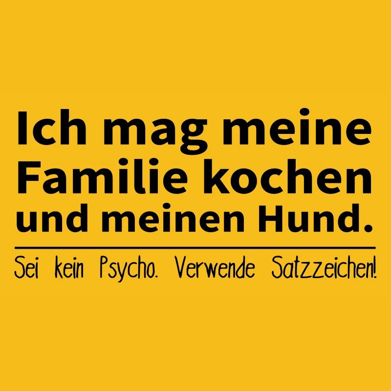 Sei kein Psycho. Verwende Satzzeichen!