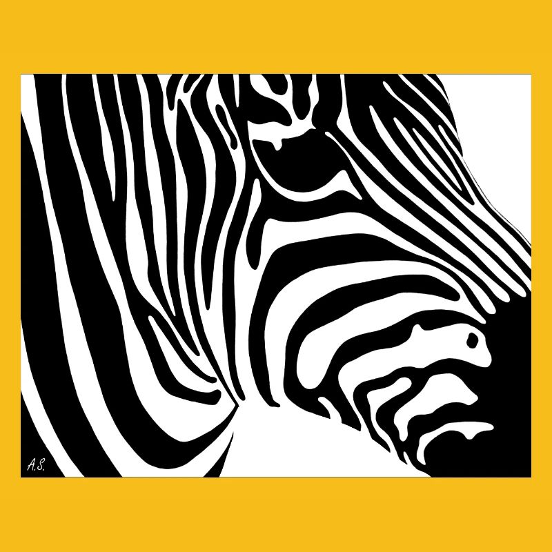 Imprimé zèbre : Rayures contrastées