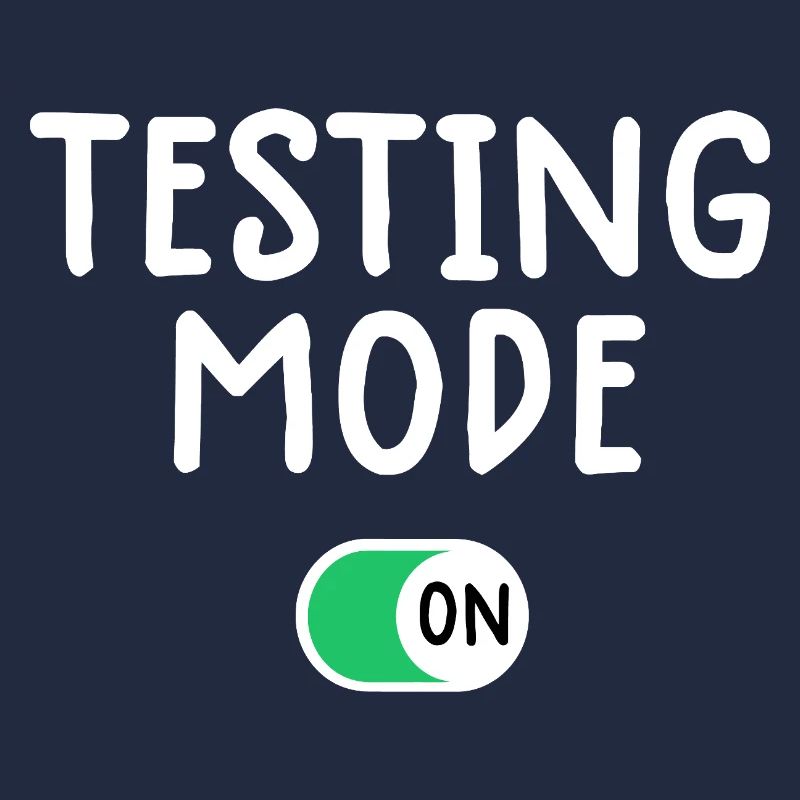 Testmodus am Grafik-Tee