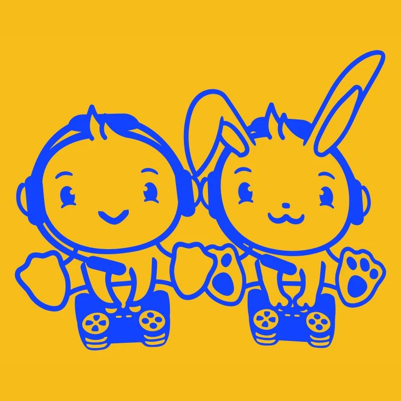Bunny Bird Chick 2 Gamer Gaming Play Controller