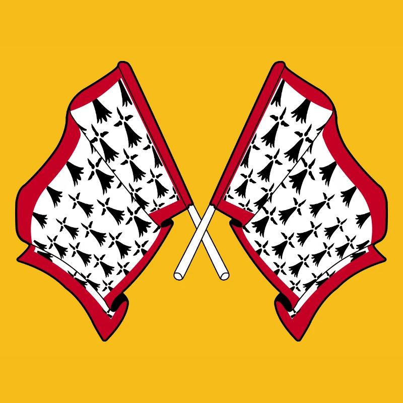 Drapeaux croisés du Limousin