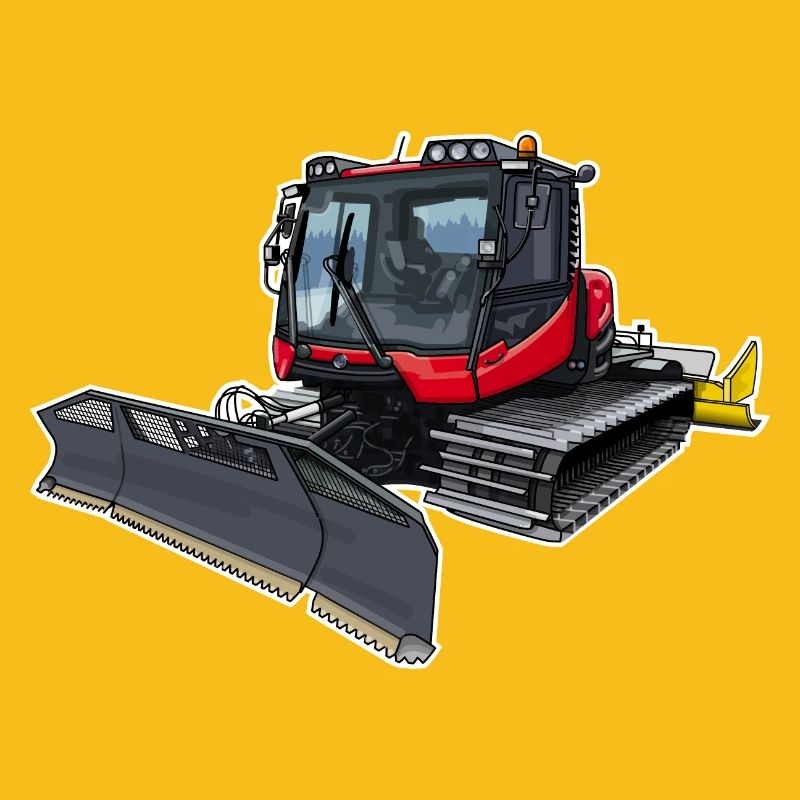 Red snowcat