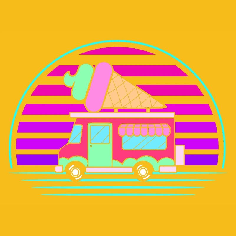 Eiscreme Eiswagen Eis Eisdiele