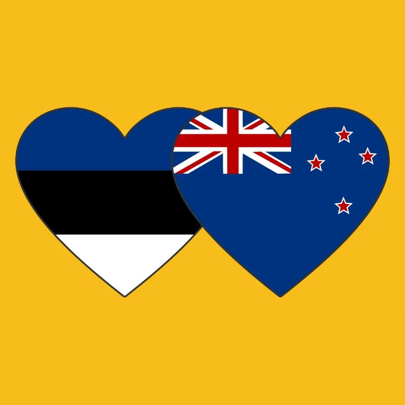 Estonie Drapeau néo-zélandais utilisé