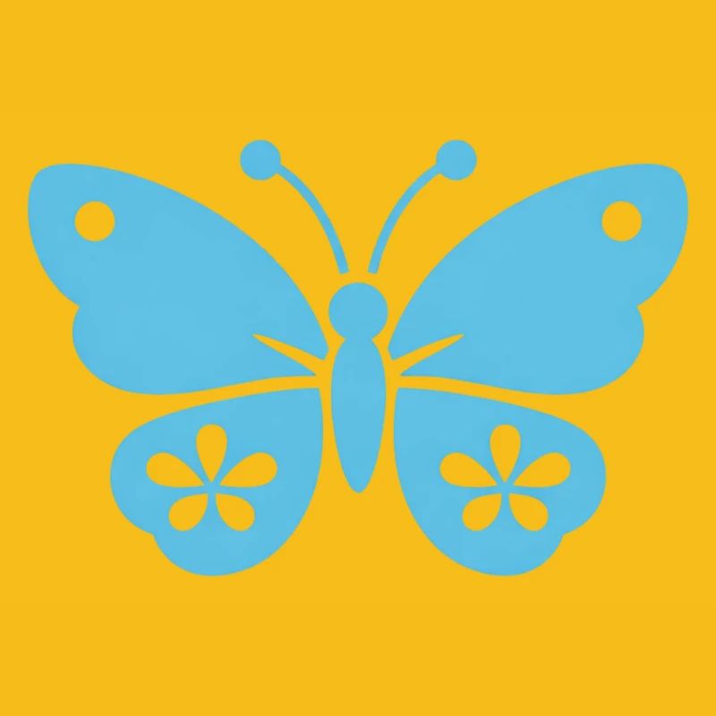 Butterfly blue