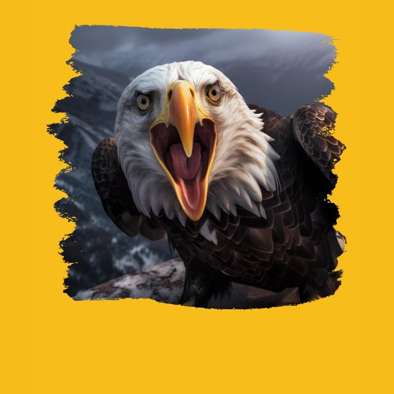 Alder bald eagle bird stone eagle