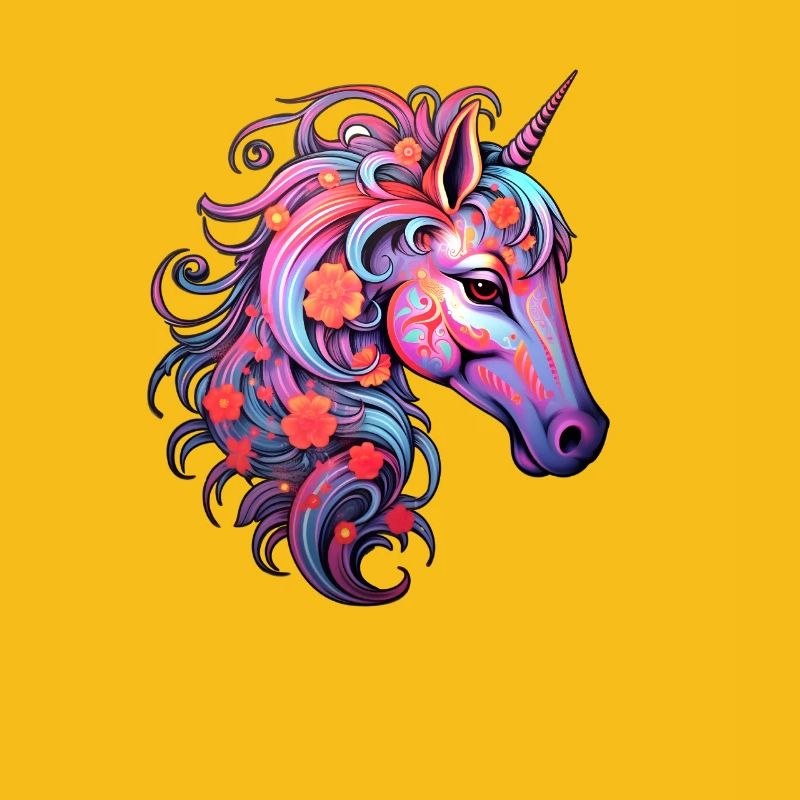 Conception esthétique de licorne