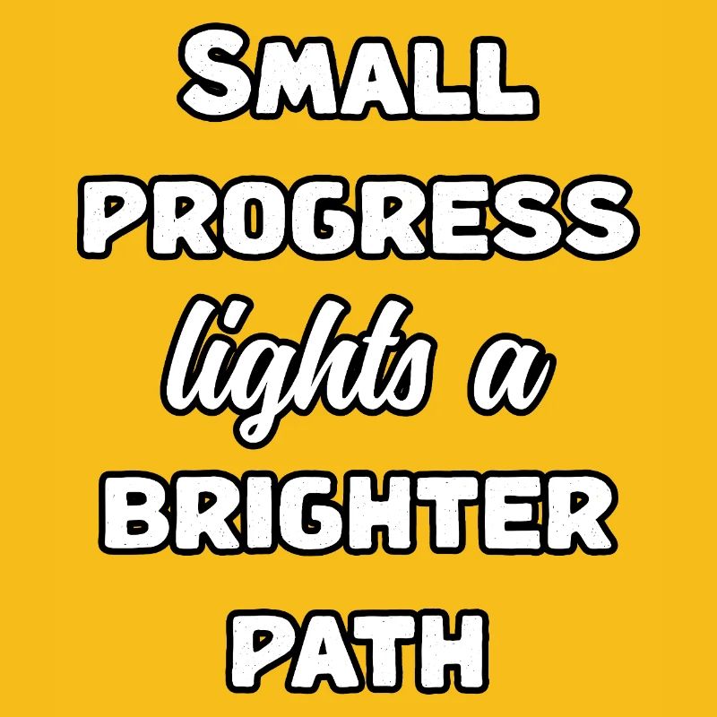 Message de Small Progress Lights : un chemin plus lumineux