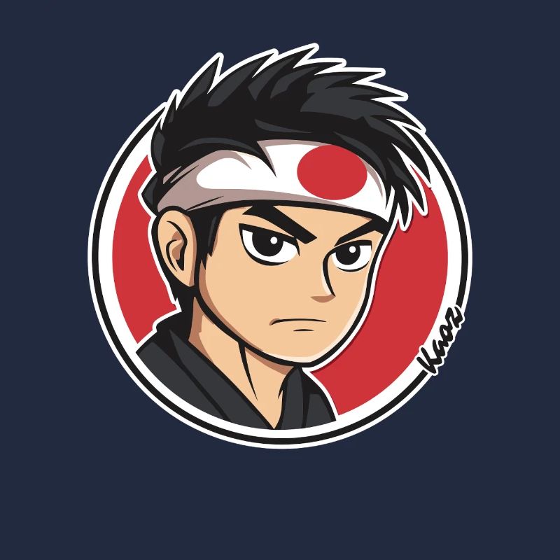 Anime Samurai Character Illustration