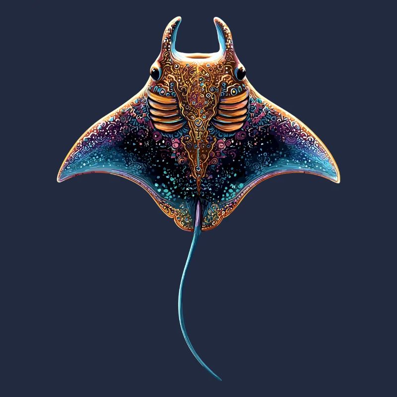 Manta Ray, Devil Ray, Stingray, Diver