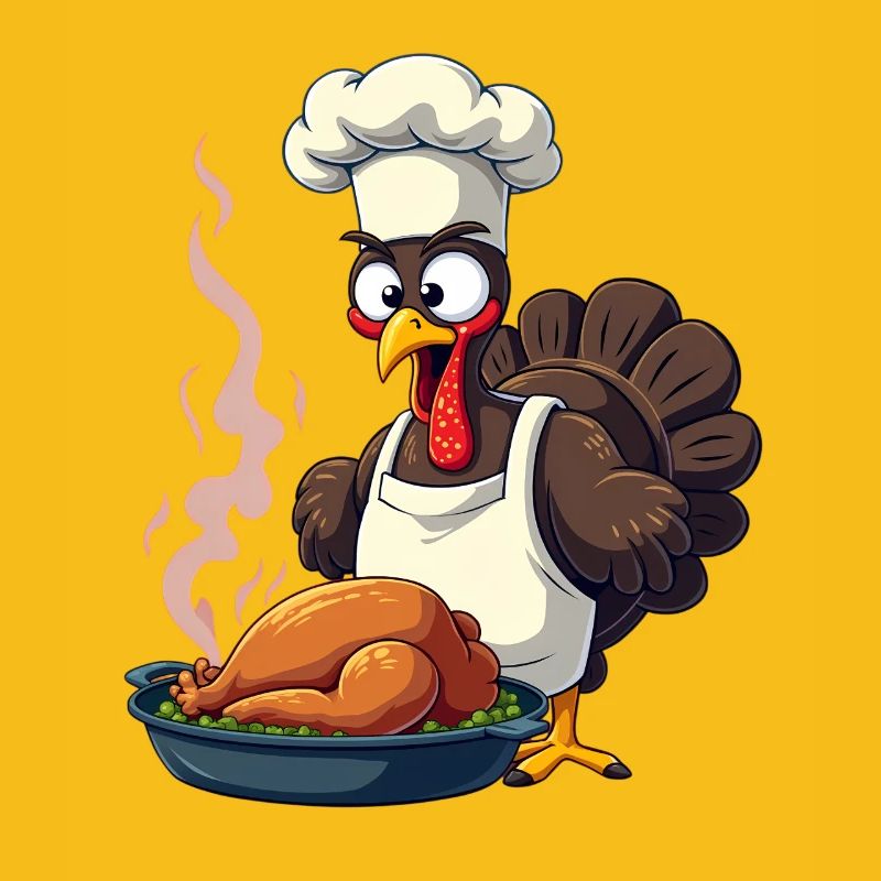 Cuisinier de dinde de Thanksgiving