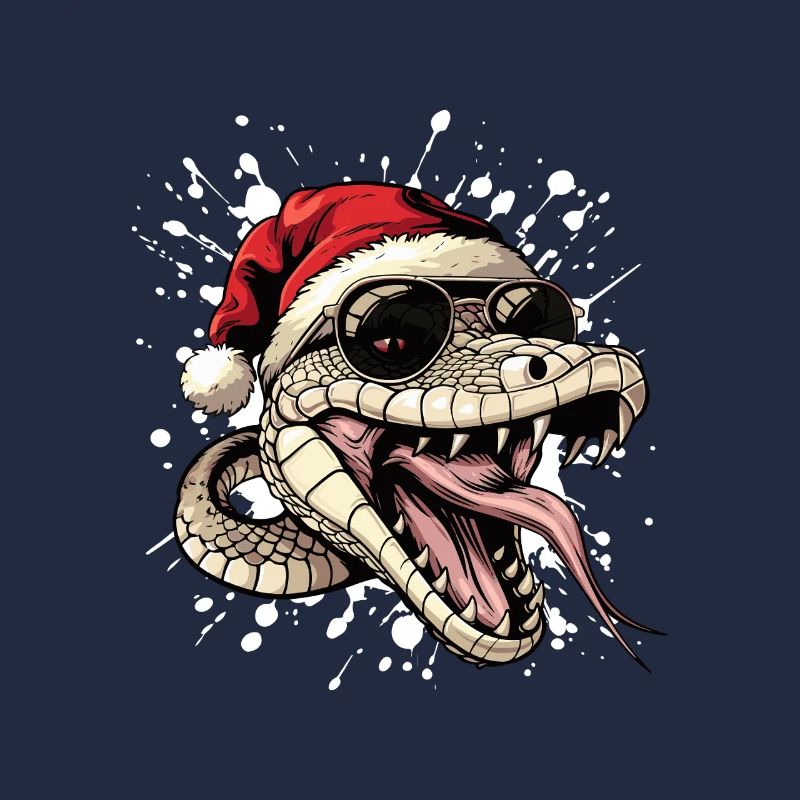Serpent Cobra Noël Drôle