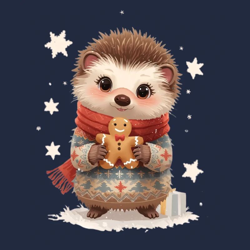 Kuscheliger Igel mit Gingerbread