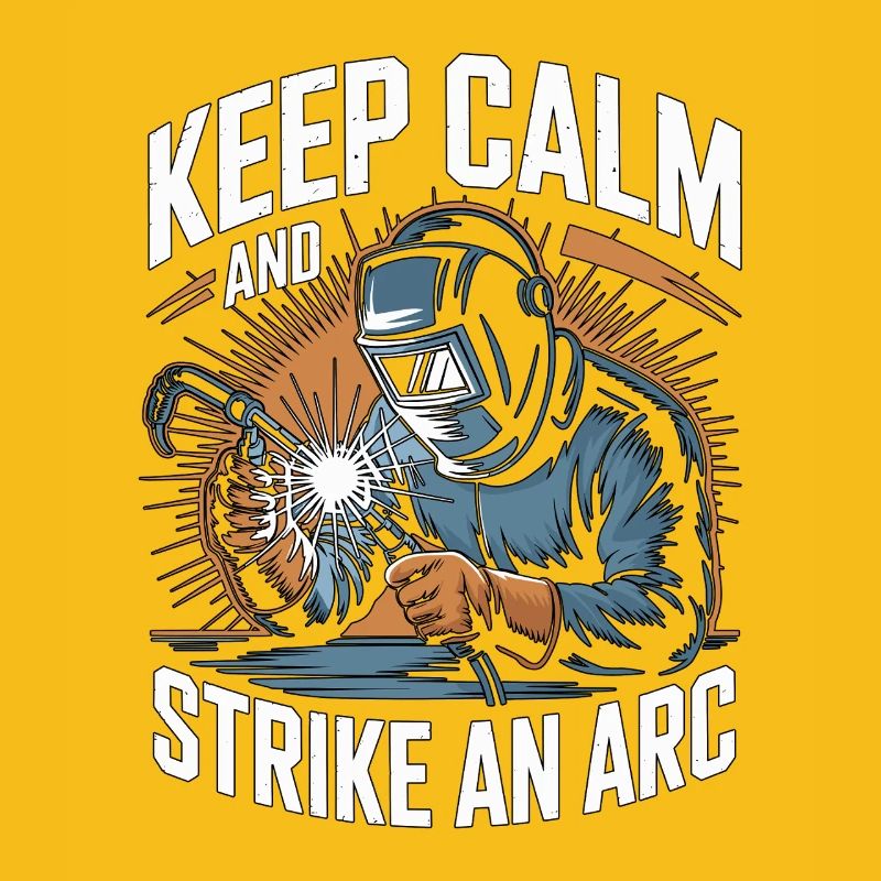 Welder Keep Calm And Strike An Arc Metalwork
