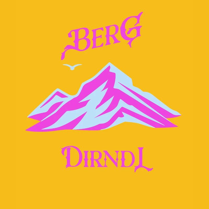 Berg Dirndl Neon Pastel