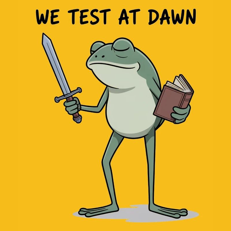 We Test at Dawn Frog Knight