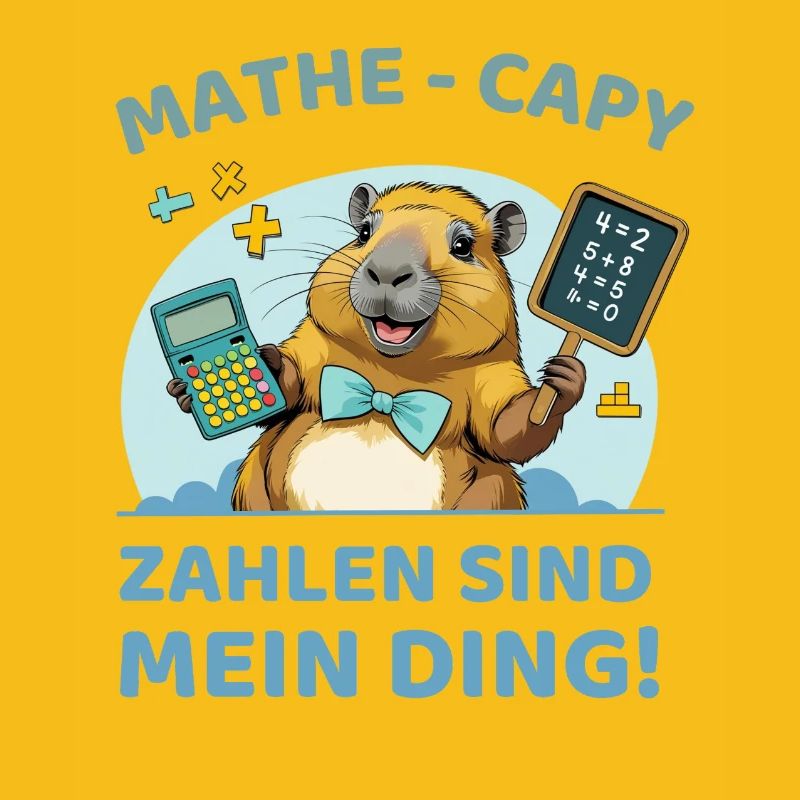 Math Capybara – Numbers are my thing!