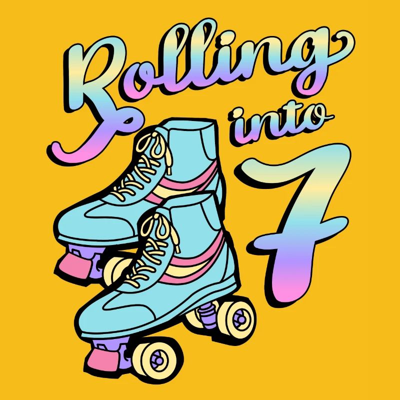 Rolling Into 7 Roller Skaters Skates 7th Anniversary