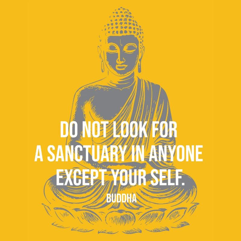 Conception de citations du Bouddha pour l’auto-sanctuaire