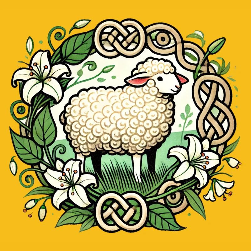 Moutons de printemps