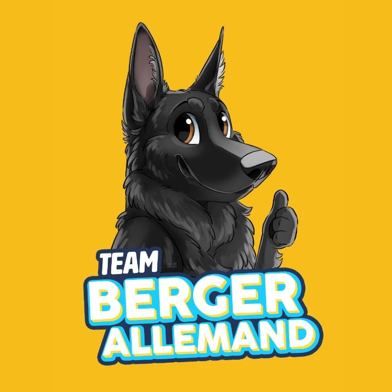TEAM German Shepherd - Black