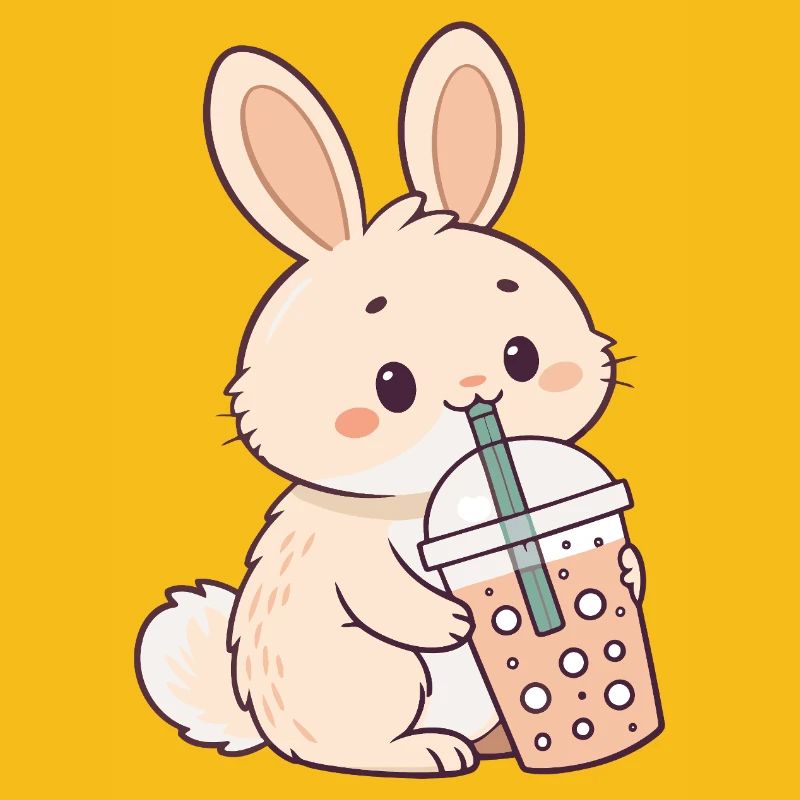 Rabbit Bubble Tea Sweet