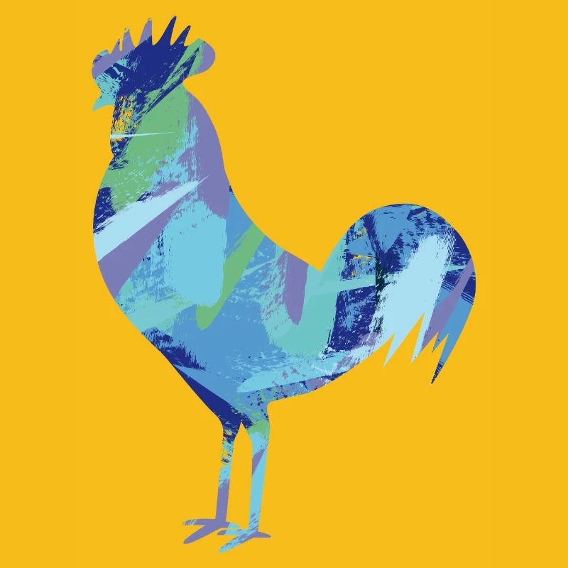 Fans de poulet - Coq - Coq - Poulet fleur - Bio