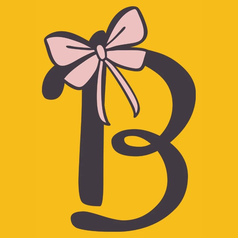Ruban lettre initiale B
