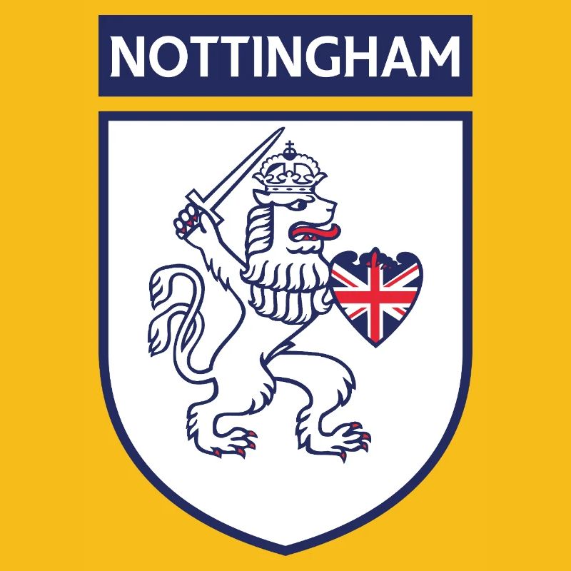 Lion bouclier de Nottingham avec épée