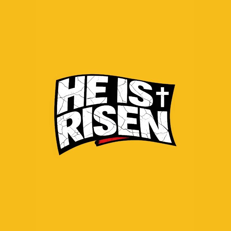 Jesus He Is Risen Religion Ostern Spruch