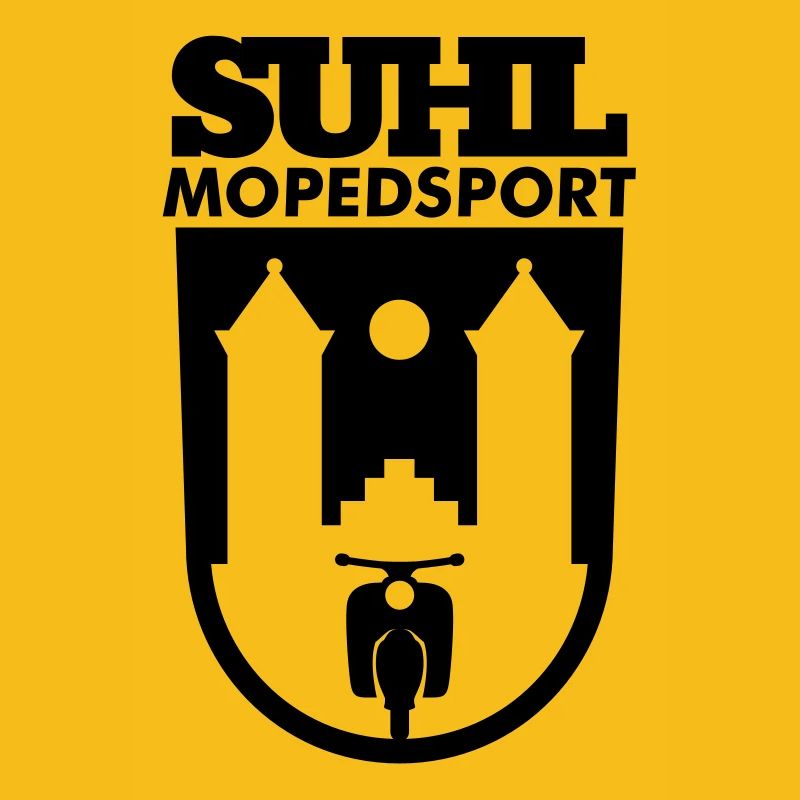 Suhl Mopedsport Schwalbe Logo