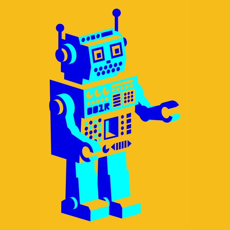 robot robot rétro